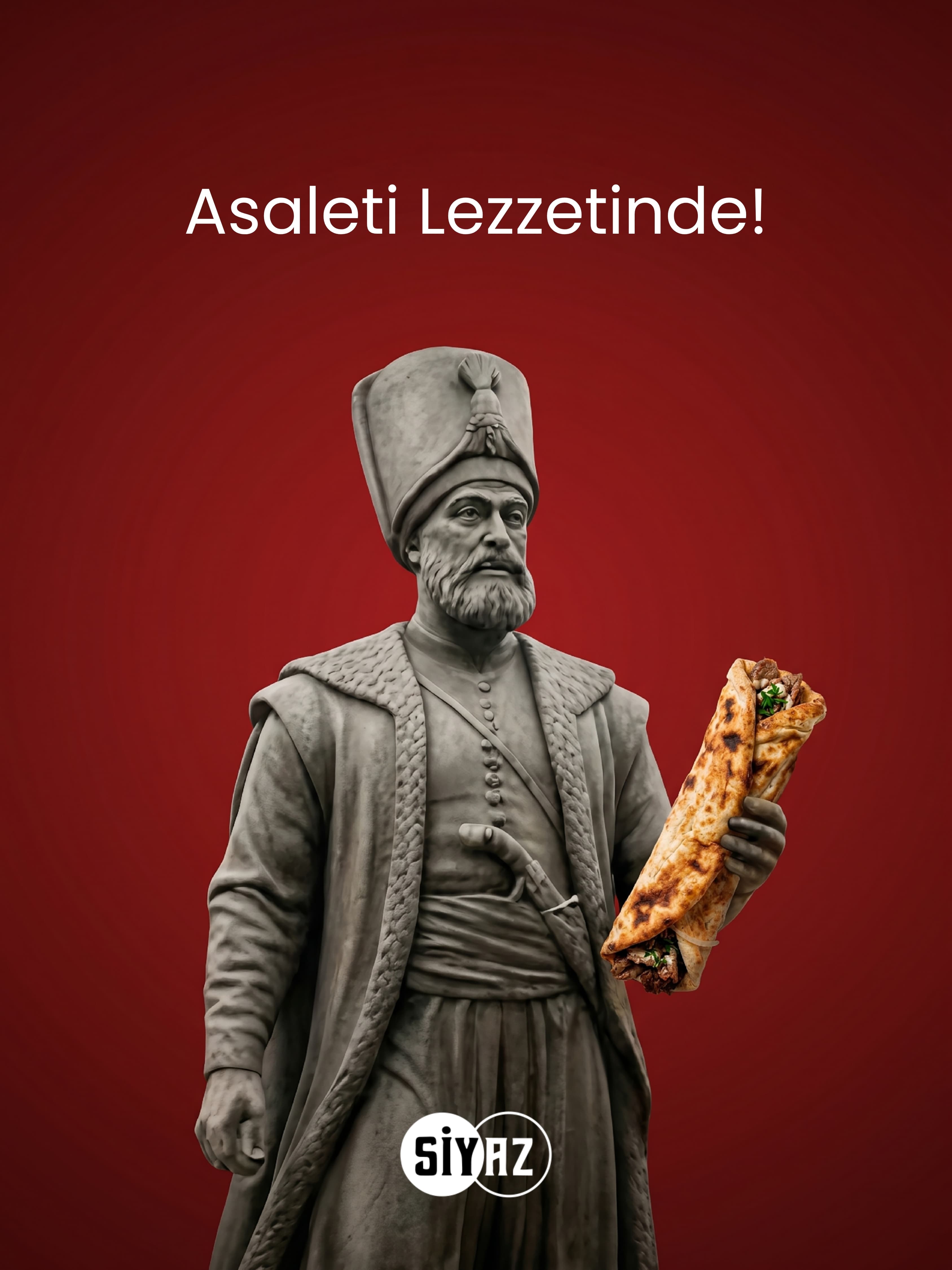 Siyaz Döner dürüm — asaleti lezzetinde
